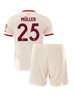 Bayern Munich Thomas Muller #25 Dječji Rezervni Dres kompleti 2024-25 Kratak Rukavima (+ kratke hlače)